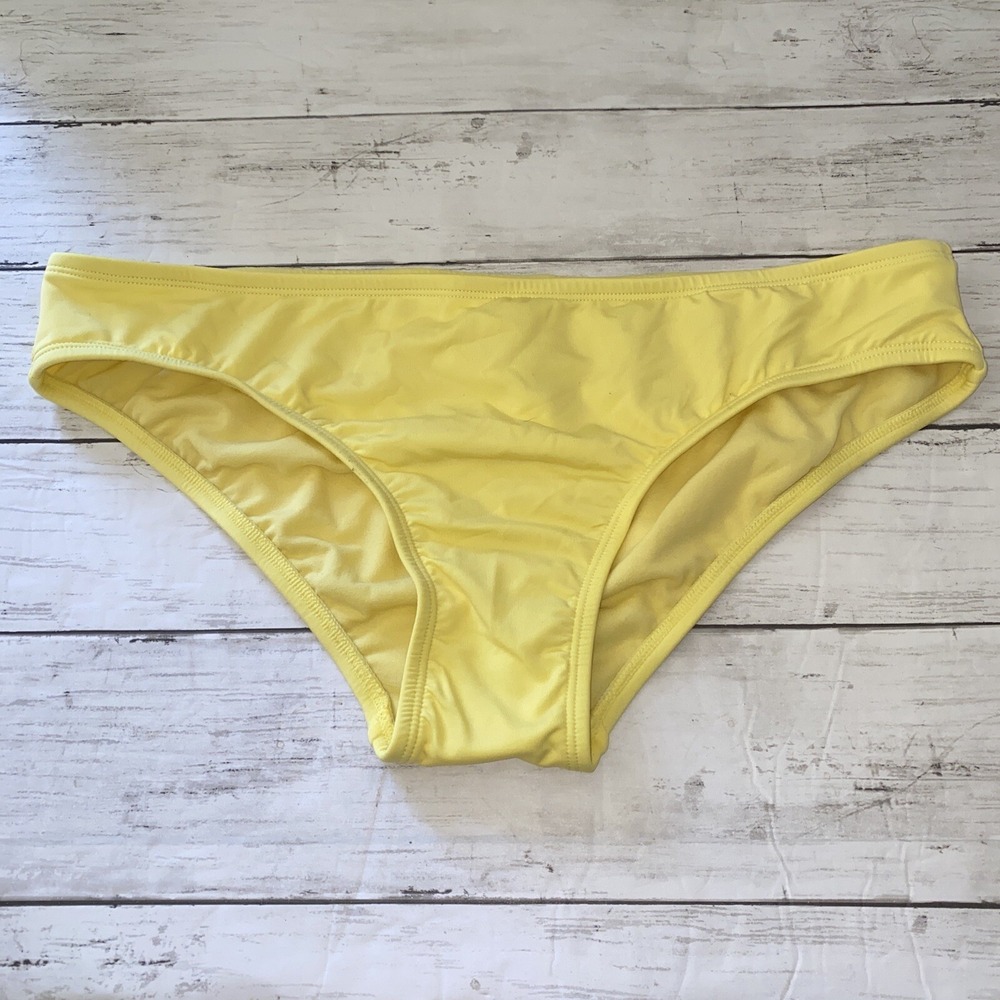 Kona Sol Bikini Bottom Womens Large Yellow Hipster Swim Target Medium Coverage L